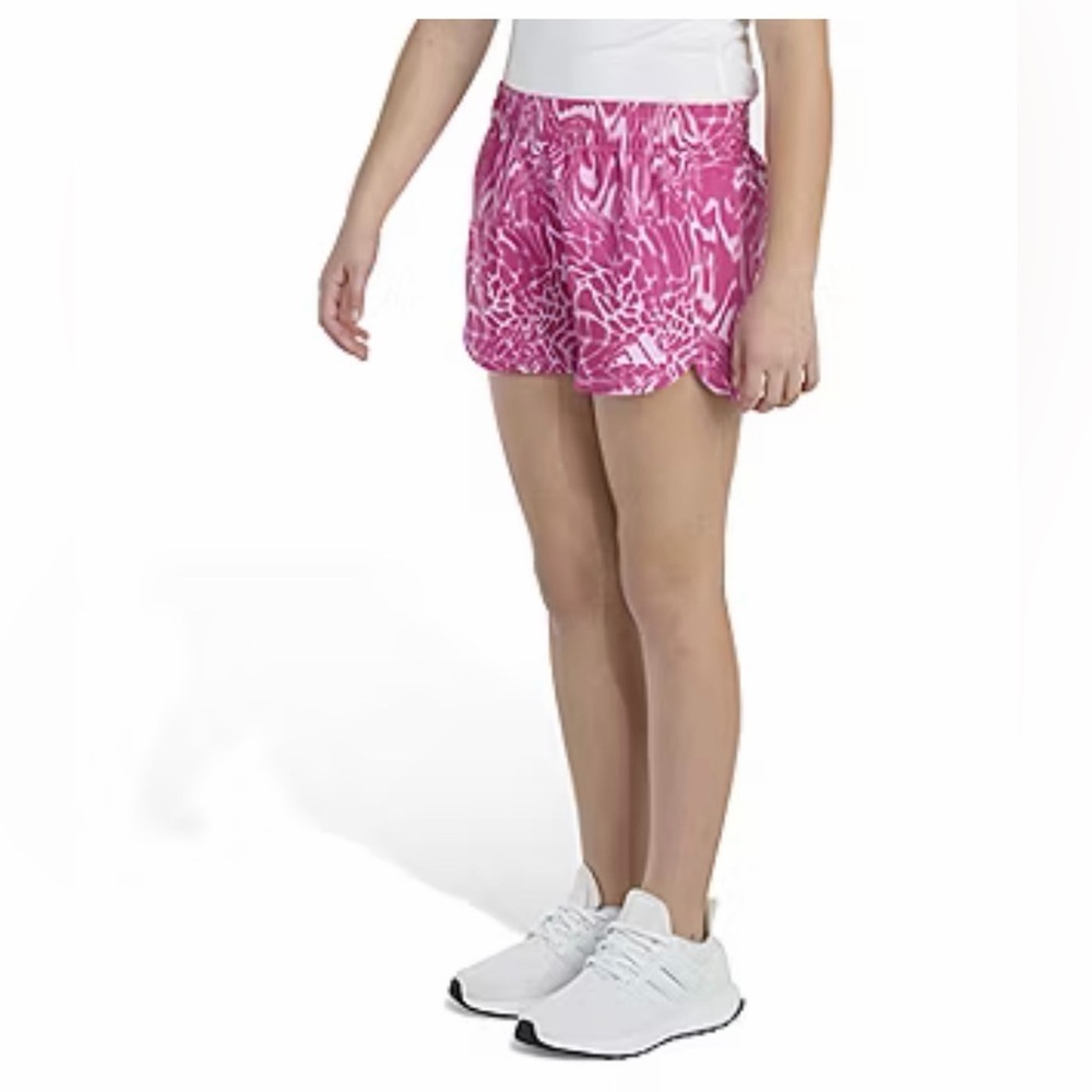 NWT Adidas Big Kid Girls Mid Rise Running Short Large Size 14 - Picture 4 of 4